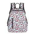 thumbnail image 3 of Balery Flowers and Lady Bugs Lightweight Backpack for Men and Women - Durable and Water-Resistant, Ideal for School, Work, Travel, and Everyday Use, 3 of 9