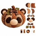 thumbnail image 2 of DIY Woodland Animal Pumpkin Sewing Kit for Adults,Complete Fall Craft Supplies Set,Handmade Woodland Pumpkin Decor Project for Holiday Home Displays B, 2 of 4