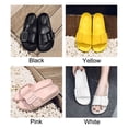 thumbnail image 5 of Lightweight Non-slip for House Beach Pool Adjustable Strap Buckle Bathroom Slide Sandals Women's Sandals Shower Slippers Flat Slides Shoes BLACK 38, 5 of 8