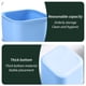 thumbnail image 4 of Organizador de escritorio Pen Cup | Carrito de almacenamiento de escritorio de plástico para oficina escuela hogar | Compartimento individual | Azul | Soporte multiusos para bolígrafos, lápices,, 4 of 6