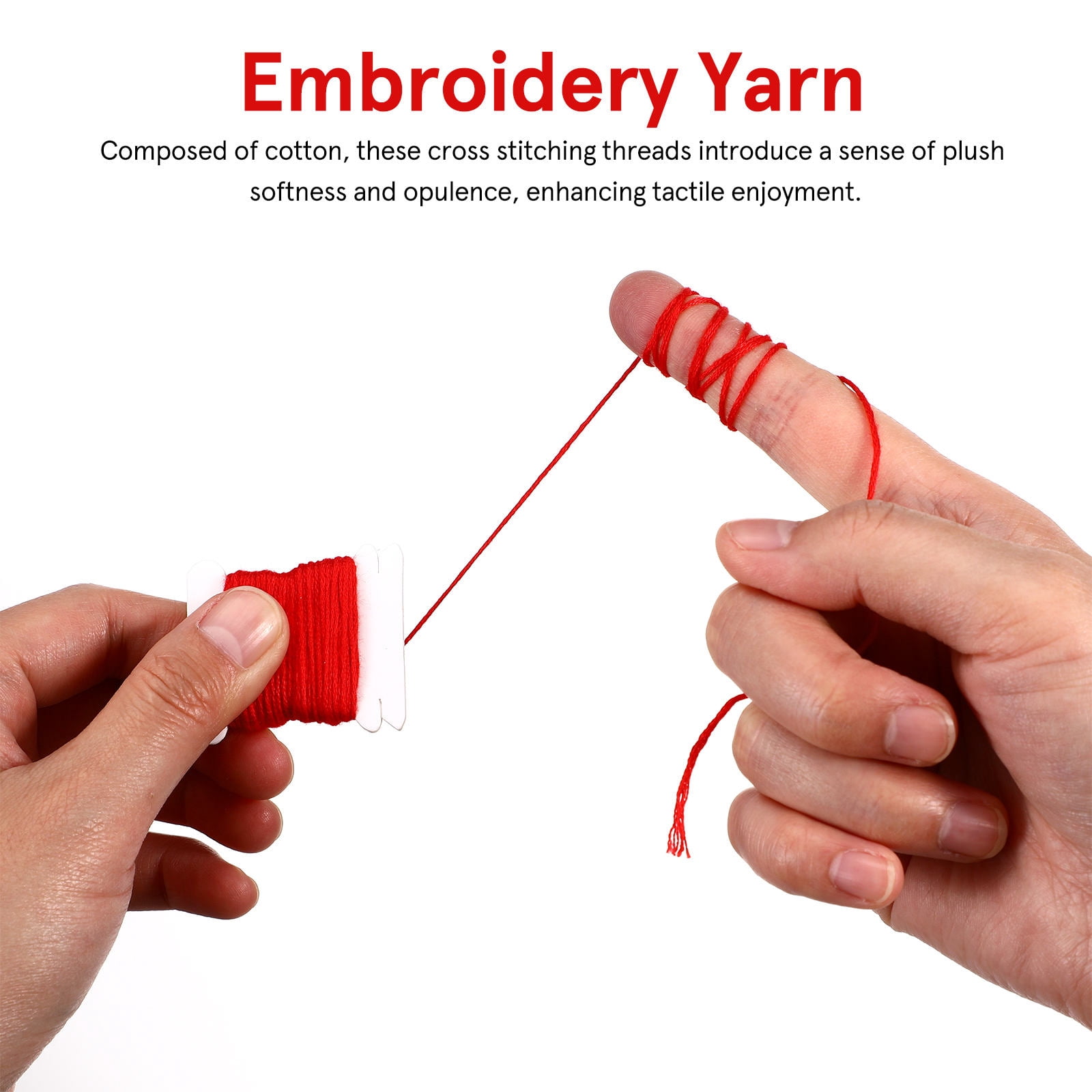 BESTOYARD Cotton Embroidery Floss Multi Color Threads for Cross Stitch and Friendship Bracelet Making
