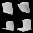 thumbnail image 3 of 2x Taburete Plegable de Pared para Baño de Ducha Pieza de Respuesto Ligero Sunnimix Asientos de baño de lujo plegables, 3 of 4