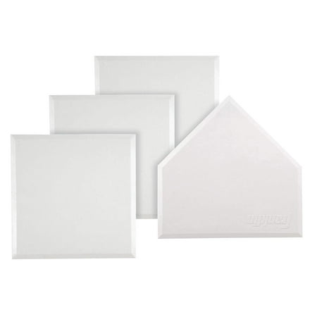 - MLB Baseball 4-Piece Deluxe White Throw Down Heavy Duty Rubber Base Set – Baseball, Softball or Kickball Bases with Waffle Bottom Construction Franklin Sports