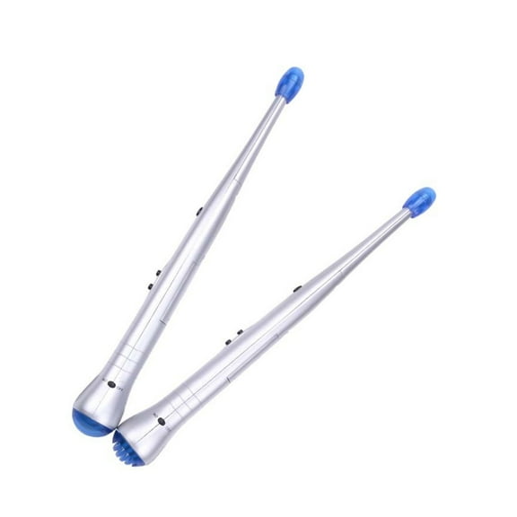Interactive Air Drum Sticks with Sensitivity Control LED Lighting Portable Percussion Instrument for Youthful Drummers