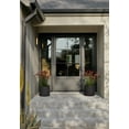 thumbnail image 5 of Veradek Mod Series 13" Plastic-Stone Short Planter - (Black, 2 Pack), 5 of 8
