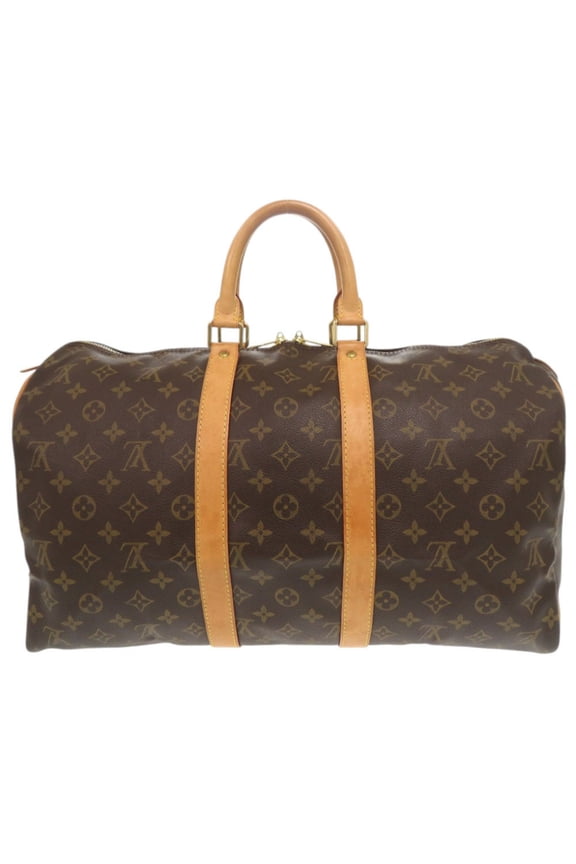 Pre-Owned Louis Vuitton Keepall 45 Monogram M41428 Brown Boston Bag 1299 LOUIS VUITTON (Fair)