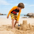 thumbnail image 6 of Boy's Swimsuits Long Sleeve Shirt Trunks Upf 50 Sun Rash Guard Ocean Beach Swimwear, 6 of 6