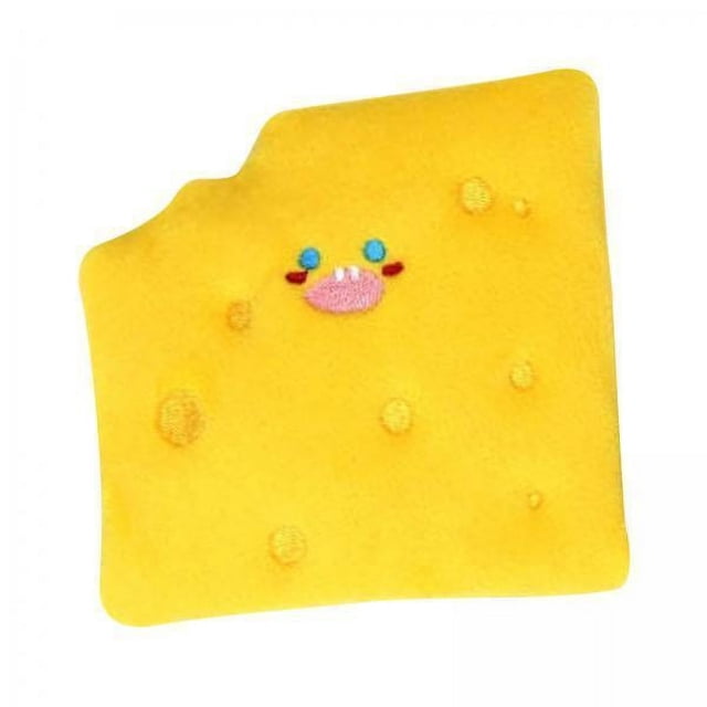 6x Juguetes Chirriantes para Perros, Lindos Juguetes de Peluche de Queso, Juguetes para Mascotas para Perros Pequeños, Medianos Y 6 piezas