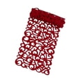 thumbnail image 2 of GROWTH TANK Hollow Placemats Household Decorations, 40x11 inch Simple Washable, Rectangle Table Runners Table Mats for Kitchen Dining Home Wedding Desk Red, 2 of 8