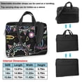 thumbnail image 2 of Zufioo Geometry Dash for Laptop Bag, Zippered Computer Shoulder Bag Messenger Bag Briefcase, Suitable for School, Work, Travel, 2 of 9