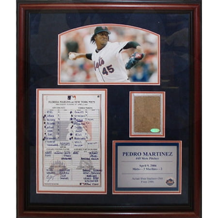 Pedro Martinez Game-Used Dirt Collage