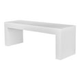 thumbnail image 5 of Moe's Home Collection Lazarus Outdoor Bench White Stone Dining Benches, 5 of 7