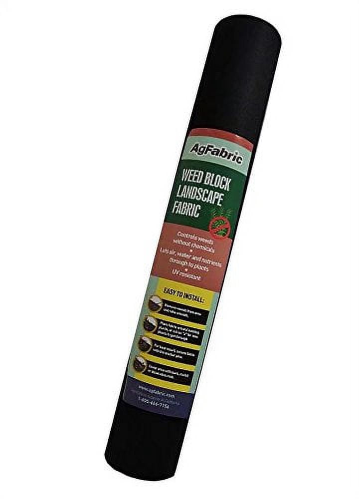 Agfabric Landscape Fabric Weed Barrier Ground Cover Garden Mats for Weeds Block in Raised Garden Bed, 5 Ft X 300 Ft