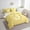 Yellow, variant on Erosebridal Kawaii Initial Letter Bed in a Bag Twin size, Monogrammed J Bed Set, Ribbon Cow Reversible Bedding Twin Size, Ultra Soft Bedroom Decoration, 7pcs