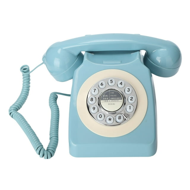 Teléfono de marcación, CT‑8019 Teléfono fijo retro Teléfono vintage Teléfono fijo Durabilidad mejorada