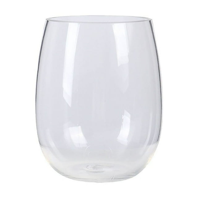 Verres à Vin en Plastique Verre à Vin Rouge en Plastique de Qualité en Forme d'Oeuf 480 ml Grande Capacité Verre à Vin pour Animaux Goutte Non Cassé Verres à Vin en Plastique en Vrac Verre à Vin en Plastique