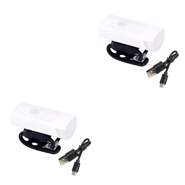 Naiovety Luz de bicicleta recargable por USB, 300 lúmenes, 3 modos, lámpara de luz delantera, faro de bicicleta, linterna LED para ciclismo Type1 NO1
