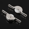 thumbnail image 3 of 10 Pcs Porte Fenêtre Placard Tiroir Bac Simple Nylon & 10 Pcs Acier Inoxydable Double Volant Montagne, 3 of 7