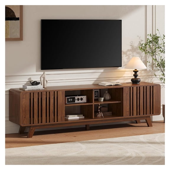 70" TV Stand for TV Up to 85", -Century Modern Television Stand