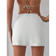 thumbnail image 4 of Falda para Mujer de Cintura Alta, Fruncida, Corta y Cruzada. S, 4 of 7