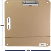 Field Sketch Board, Masonite with Cutout Handle, Clip, and Strap Holes, 13 Inch X 19 Inch
