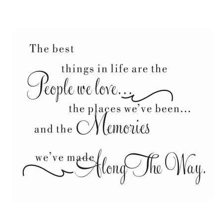 The Best Things In Life Are The People We Love Wall Stickers Warming Family Wall Decor For Living Room Bedroom Home Decor