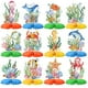 thumbnail image 1 of 12 centros de mesa en forma de panal de abeja con animales marinos y oceánicos para decoración de fiesta, 1 of 7