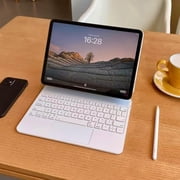 Magic Keyboard Case for iPad 10th Gen (2022, 10.9-inch) & iPad 11th Gen (A16, 2025), with Multi-Touch Trackpad,Backlit Keys,Lightweight Design White