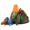 Dinosaur Volcano Hideaway Finger Puppet Set by The Puppet Company (003036)