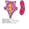 thumbnail image 6 of Mightlink 1 Set Small Pet Harness with Leash Rope Cute Dinosaur Cross-dressing Printed Costume Traction Tool Adjustable Guinea Pig Hamster Rat Rabbit Vest Clothes Pet Supplies, 6 of 6