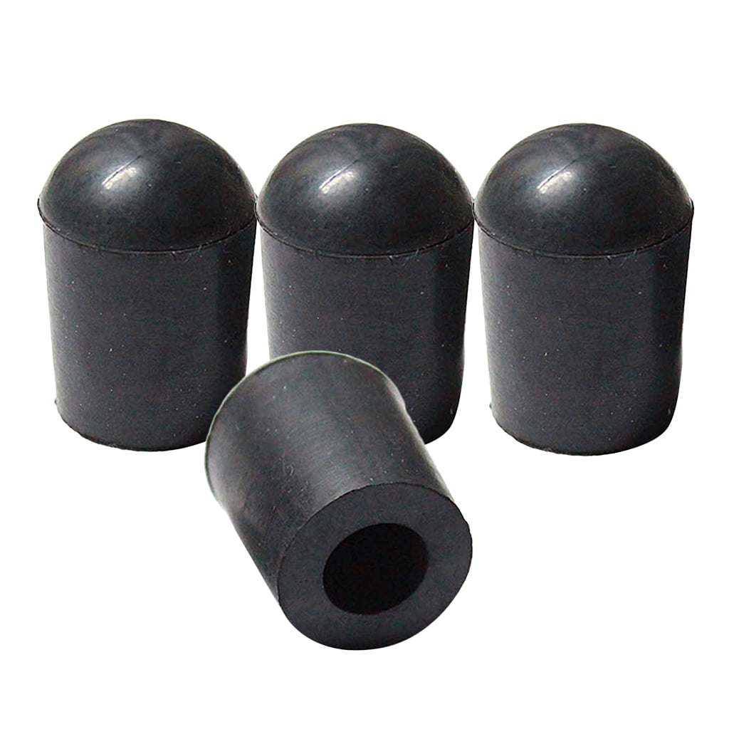 Set of 2 Upright Bass Parts Replacement Rubber Tip for Double Bass End Pin Protector Black Double Bass Endpin Rubber Tip Stopper 