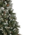 thumbnail image 4 of Northlight Real Touch™️ Pre-lit Snow Valley Pine Artificial Christmas Tree - 7.5' - Clear Lights, 4 of 9