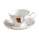 thumbnail image 3 of Taza de cerámica para café, té, diseño de , 180 ml, regalo único, taza de café con platillo, , para el hogar, cafetería, té., 3 of 9