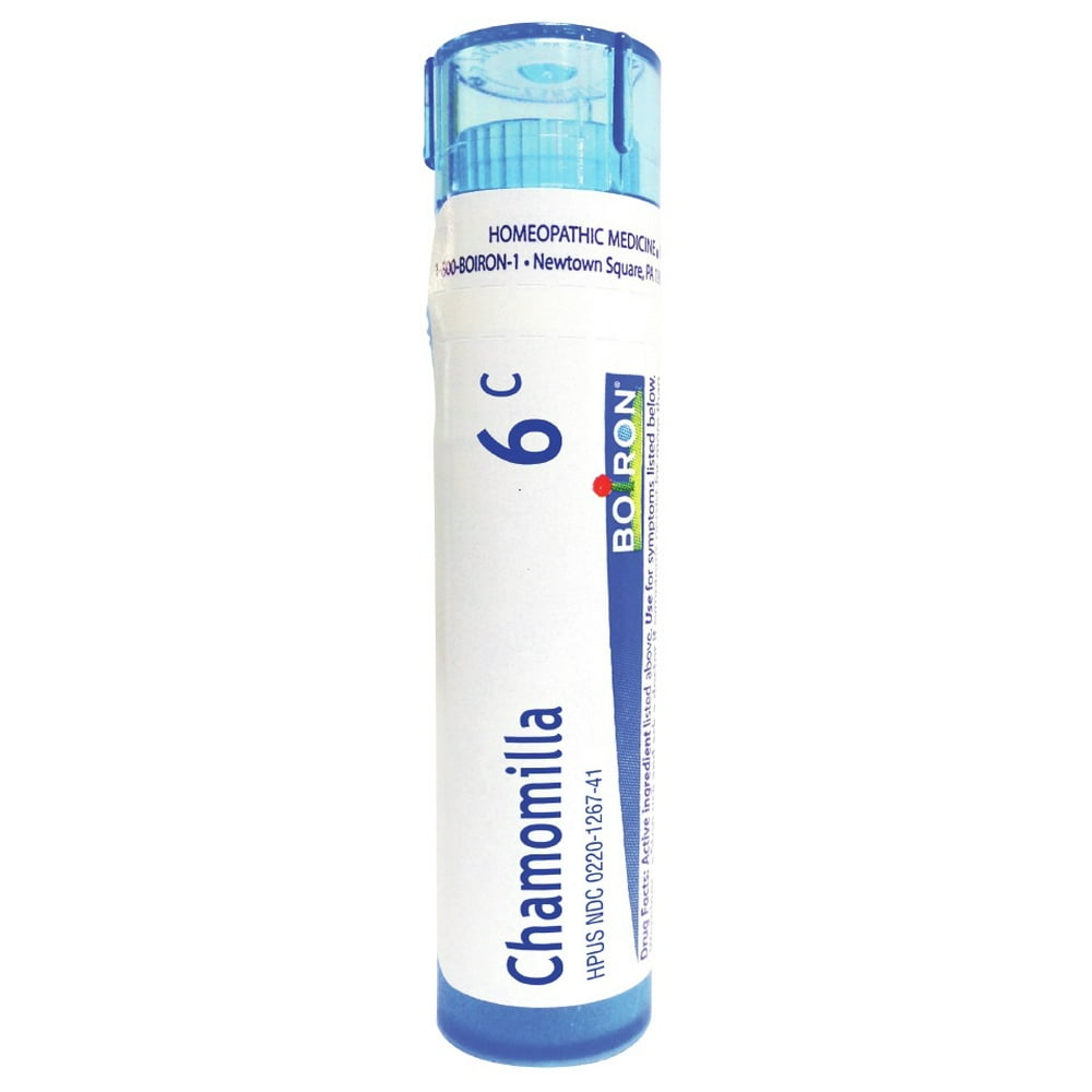 Boiron Chamomilla 6C Pellets (1 Tube), Homeopathic Medicine for