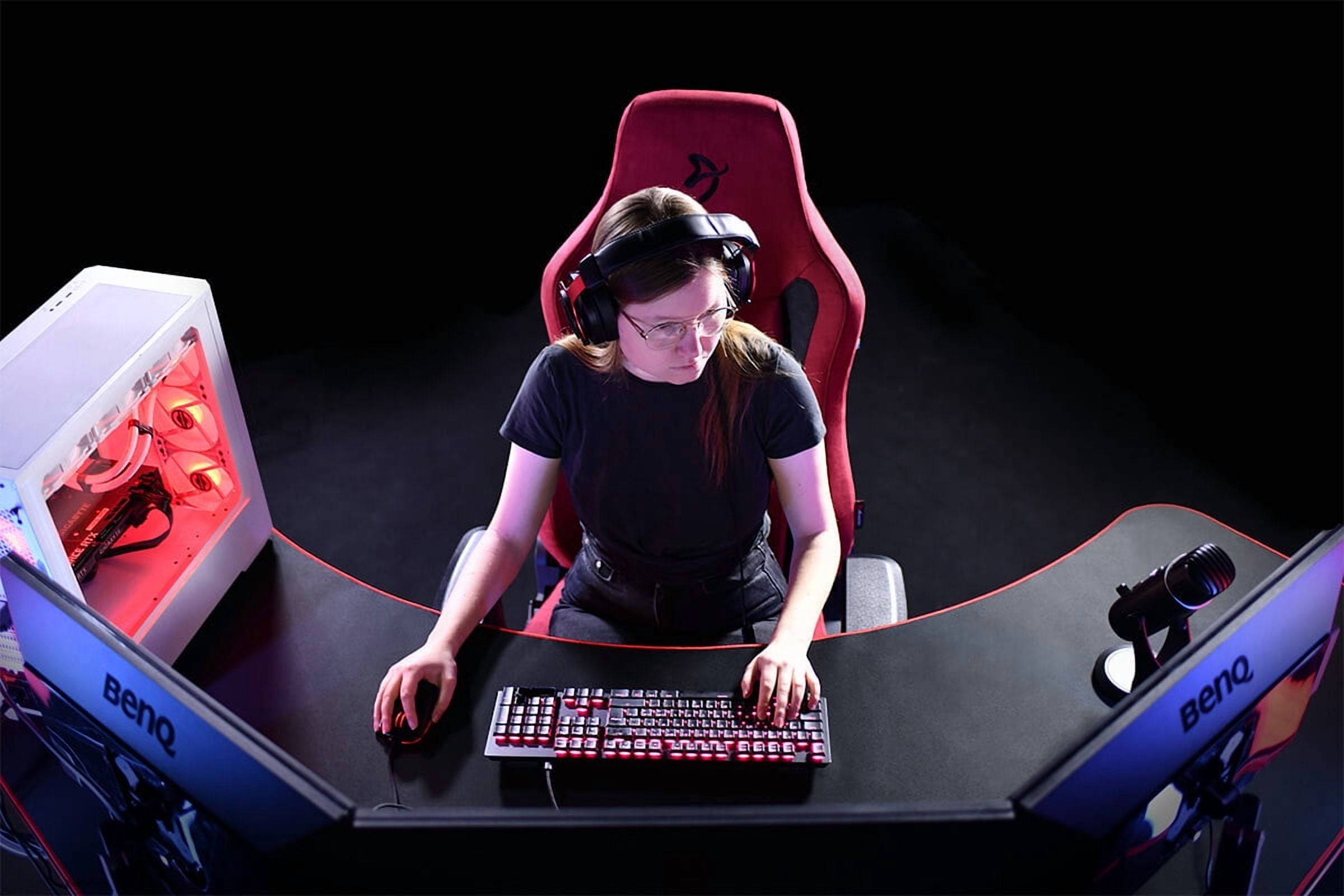 Arena Angelo Gaming Desk - Black