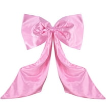RosePink Bow Coquette Birthday Decorations, Big Bow Wall Hanging Decor Backdrop, Large Room Door Bow for Bachelorette Bridal Shower Christmas Wedding and Graduation