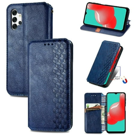 

Case for Samsung Galaxy A32 4G Exquisite Business Wallet Function Fashion Design Leather Case Flip Cover