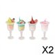 thumbnail image 1 of Helado de casa de muñecas perfke 2X 1:12 2 piezas, 1 of 9