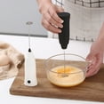 thumbnail image 4 of Frote de leche eléctrica ABS portátil Handheld Handheld Foamer Fabricante de bebidas Huevo Huevo Crema Hogar Crema Blender Hornear Negro Inevent HA059485-01, 4 of 7