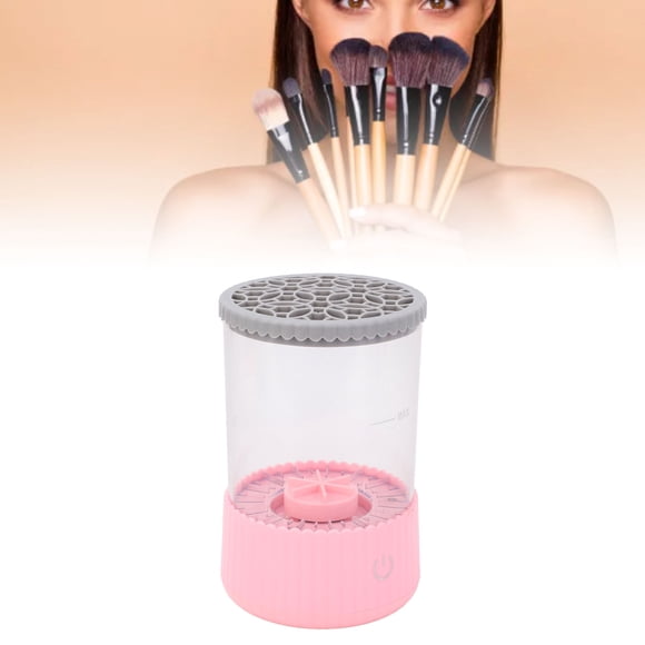 Limpiador De Brochas De Maquillaje, Limpiador Y Secador De Brochas De Maquillaje Enchufables De 7000 RPM Para Brochas Múltiples