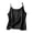 Black, variant on vigerkar Women's Silk Satin Tank Tops Scoop Neck Spaghetti Strap Sleeveless Camisole Summer Elegant Trendy Dressy Blouse (Blue, S)