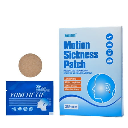 Anti Car Motion Sickness Patch Relieve Dizziness Traveling Driving Health Care Plaster Stickers (Best Anti Seasickness Medicine)