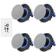 thumbnail image 1 of Altavoces Bluetooth de techo Herdio de 4 pulgadas y 2 vías con amplificador, 1 of 9