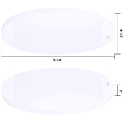Facon LED RV Dome Light, 9-1/4'' Length Oval Pancake Light, 12 Volt Interior Ceiling Dome Light with On/Off Switch for RV Motorhomes Camper Caravan Trailer Boat