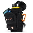 thumbnail image 3 of Go Time Gear | Exo-Tek H2O Water Bottle Carrier Pack | Bottle Holder | Hydration Straw Opening, Utility Zip Pouch, Removeable Shoulder Strap | Fits 40 oz. Wide-Mouth Canisters | Black, 3 of 9