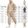 thumbnail image 3 of NEBWOAK Boys Half Zip Jogger Set 2 Piece, Khaki Sweatsuit Athleisure Tracksuit,Size 11-12 T, 3 of 8