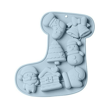 

DOYOUNG 3D Christmas Bakeware Cookie Mold Biscuit Mold DIY Cartoon Press Baking Mold