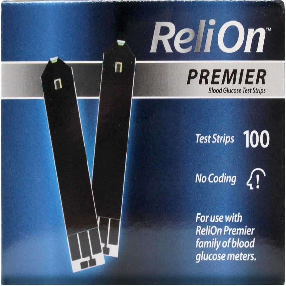 ReliOn Premier Blood Glucose Test 