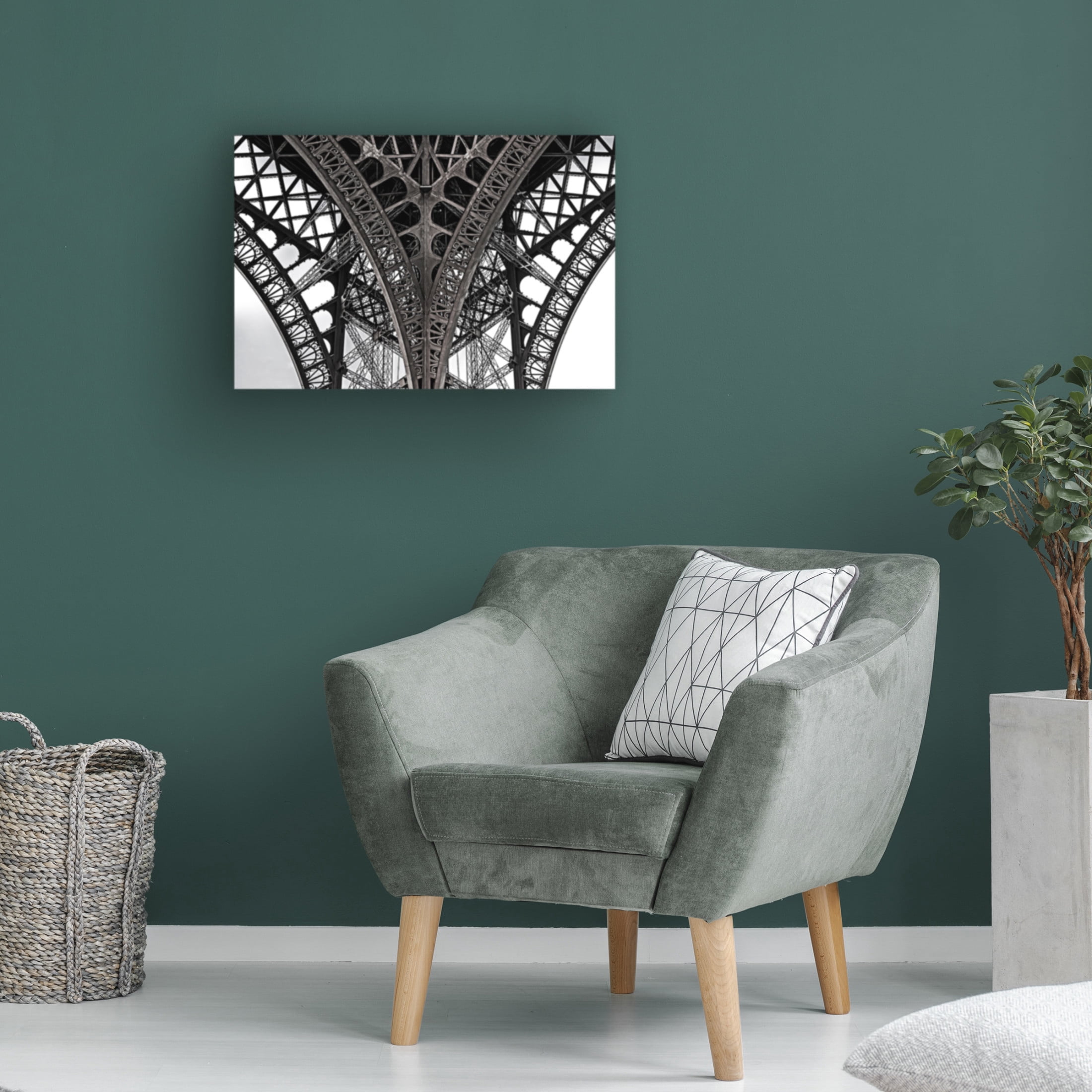 Trademark Fine Art Laruelle Philippe Paris Eiffel II Canvas Wall Art