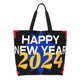 thumbnail image 1 of Balery Happy New Year 2024 (6) Bolsa Tote Estilo Estético con Cremalleras, Bolsa de Hombro, Bolsa de Compras Grande y Plegable, 1 of 8